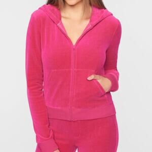 PAM & GEL Classic Hoodie Color: Lipstick Size Medium NWT